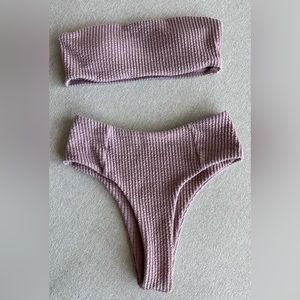 SHEIN two piece lavender color bikini set size S
